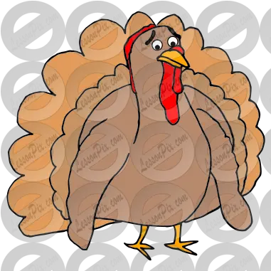 Sad Turkey Clipart Png Big Pictures Cartoon Thanksgiving Turkey Png