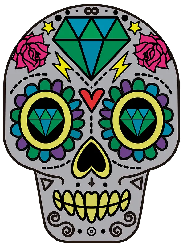 Get Ready For The Day Of Dead Cartoon Skulls Day Of Day Of The Dead Cartoon Png Day Of The Dead Png