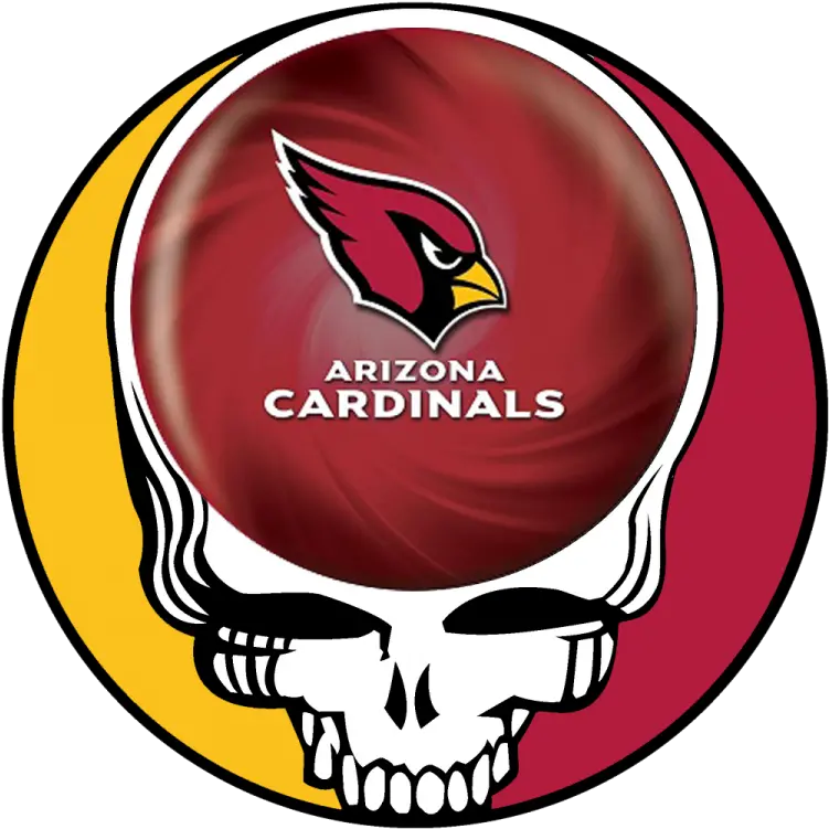 Download Arizona Cardinals Skull Logo Skull Grateful Dead Logo Png Arizona Cardinals Logo Png