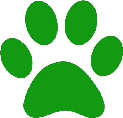 Paw Print Logo Green Paw Print Clip Art Png Paw Print Logo