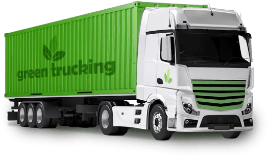 Green Trucking Sustainable Logistics Environmentally Png Truck Emissons Icon