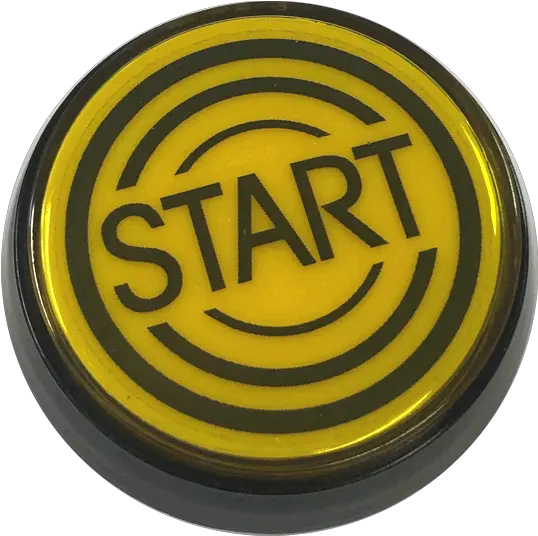 Data East Start Button Yellow Solid Png Start Button Png