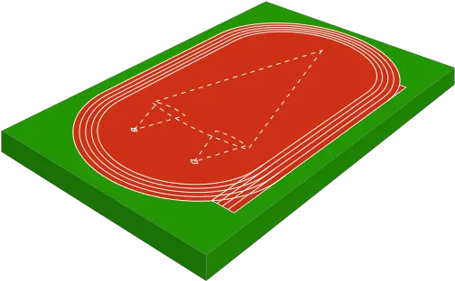 Pitch And Track Athletics Vertical Png Track And Field Icon