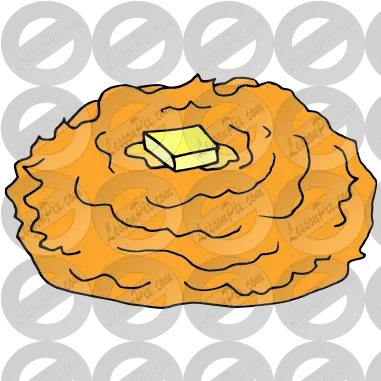 Mashed Sweet Potatoes Picture For Classroom Therapy Use Junk Food Png Mash Potato Icon