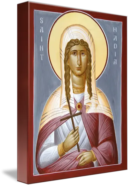 St Nadia Hope By Julia Bridget Hayes Saint Nadia Hope Png Orthodox Icon Art