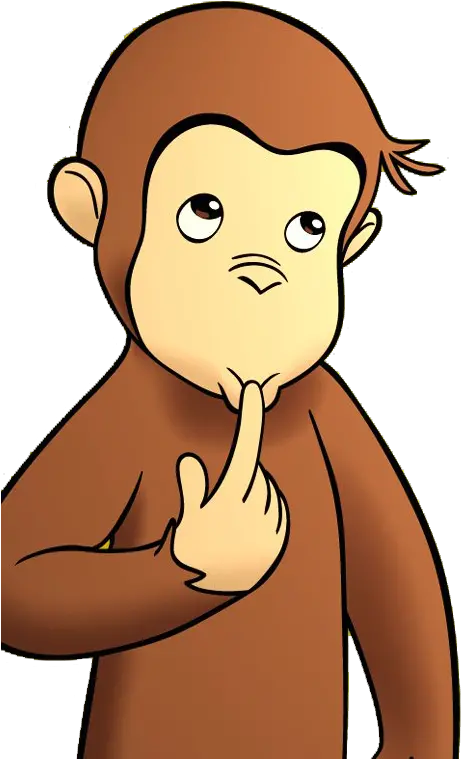 Jorge El Curiosos Curious George Finger Clipart Full Curious George Hand On Fsce Png Curious George Png