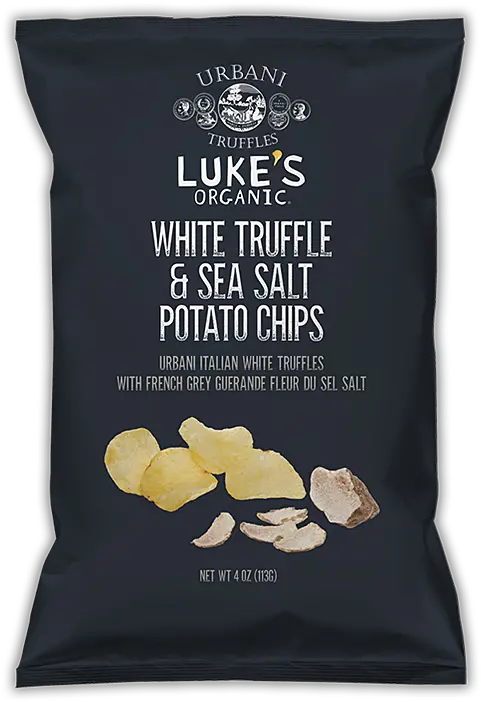 White Truffle U0026 Sea Salt Potato Chips Lukeu0027s Organic Organic White Truffle Potato Chips Png Potato Chips Png