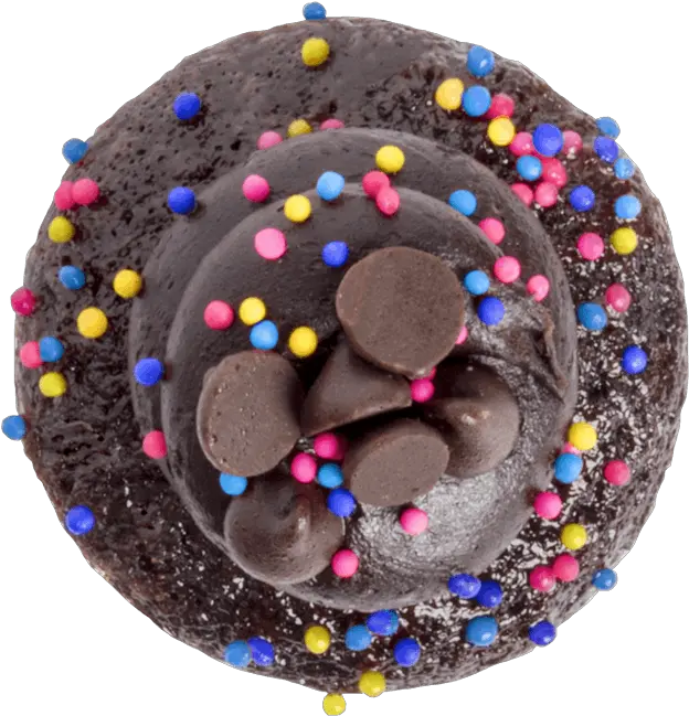 Cupcake Png Images Dark Chocolate Cupcake Small Top View Cup Cake Png Top Cup Cake Png