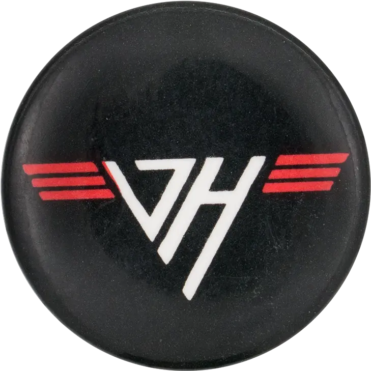 Van Halen Red Stripes Van Halen Button Png Van Halen Logo Png