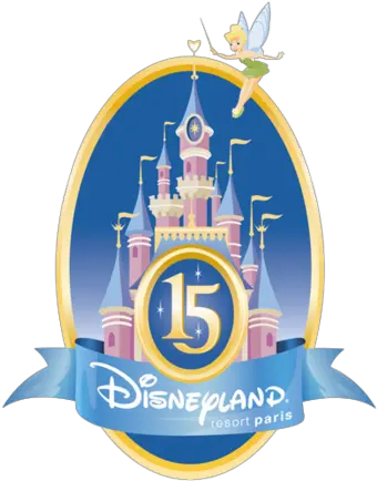 Disneyland Resort Paris 15th Transparent Disneyland Paris Logo Png Disneyland Castle Png