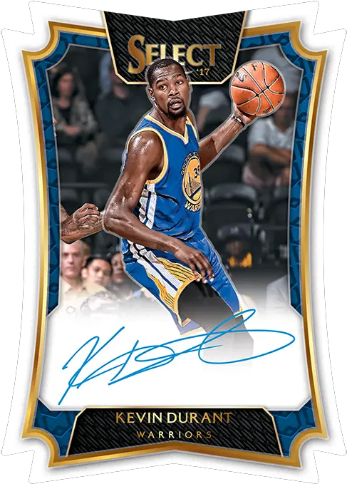 Kevin Durant Die Cut Signatures U2013 Nba Dunk From Panini Vince Carter Signature Png Durant Png