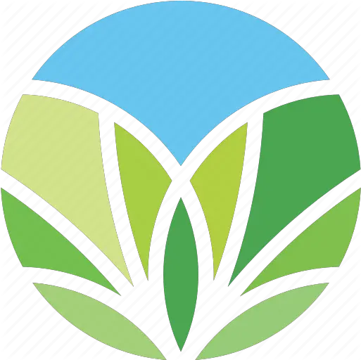 Bio Circle Eco Leaf Leaves Logo Circle Png Nature Logo