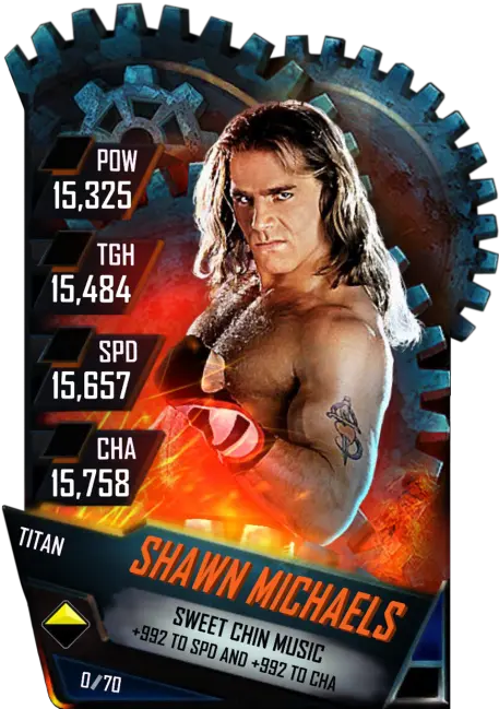 Shawn Michaels Wwe Supercard Season 1 Debut Wwe Pete Dunne Wwe Supercard Png Shawn Michaels Png