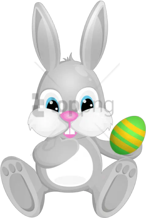 Download Easter Grey Bunny Png Clip Art Image Easter Drawing Easter Bunny Rabbit Bunny Clipart Png
