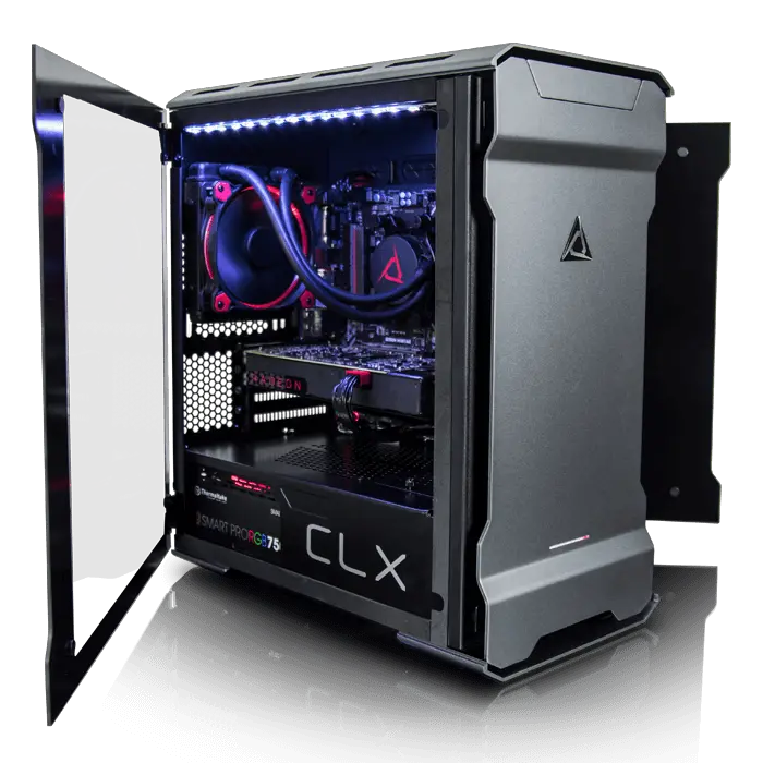 Download Clx Gaming Pc Kit Image Computer Case Full Size Gaming Pc Png Gaming Pc Png