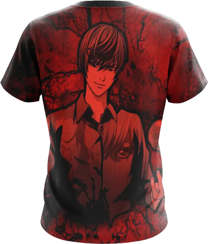 Death Note Light Yagami Unisex 3d Tshirt U2013 Moveekbuddyshop Death Note Anime Png Light Yagami Transparent