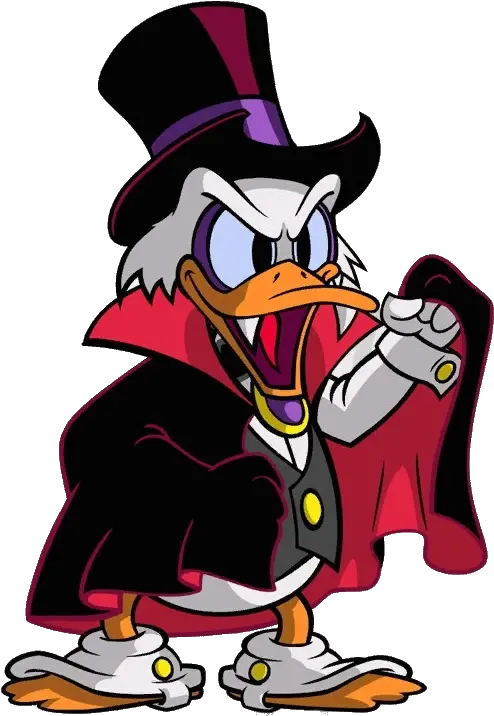 Count Dracula Duck Drake Von Vladstone Clipart Full Size Dracula Duck Ducktales Png Drake Face Png