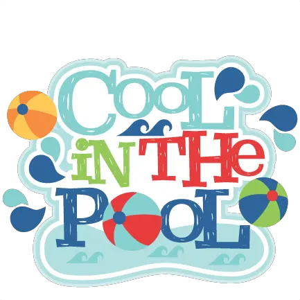 Svg Scrapbook Cut File Cute Clipart Birthday Pool Party Title Png Cool Pngs