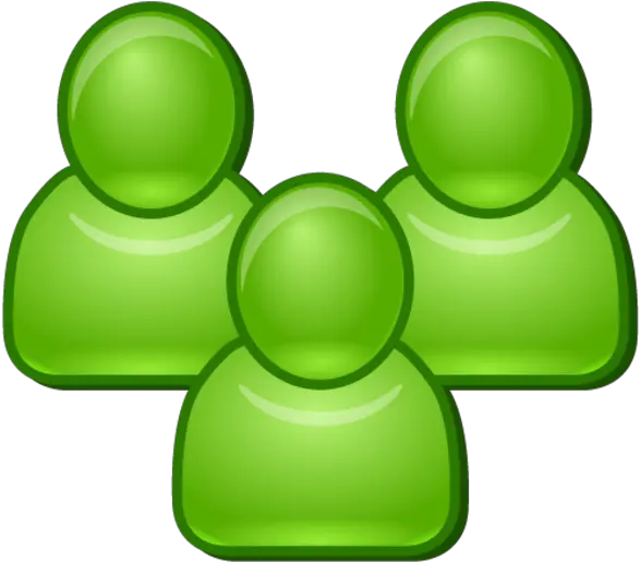 People Icon Clipart Best Users Green Icon Png Buddy Icon Msn