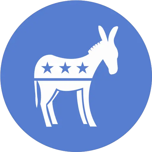 Election Donkey Icon Circle Blue Iconset Icon Png Donkey Transparent