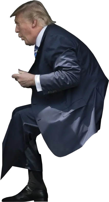 Donald Trump Sitting Transparent Cutout Donald Trump Png Donald Trump Transparent Background