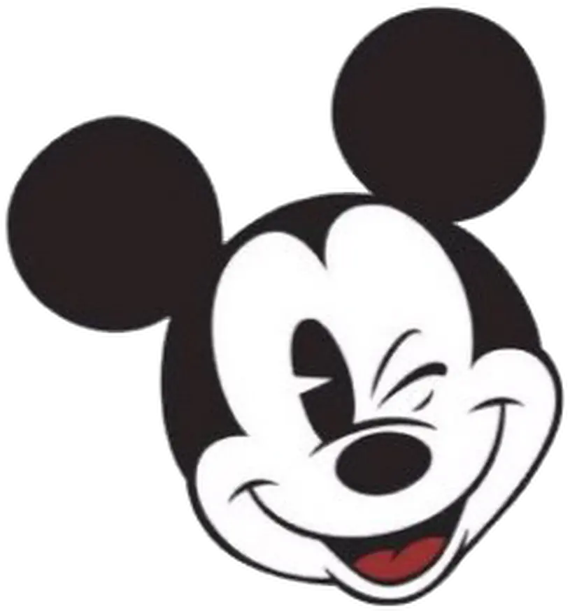 Mickey Mouse Face Vector Mickey Mouse Face Wink Png Mickey Mouse Logo Png