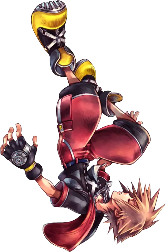 Download Hd Kingdom Hearts Sora Falling Png Jpg Freeuse Sora Kingdom Hearts Dream Drop Distance Kingdom Hearts Png