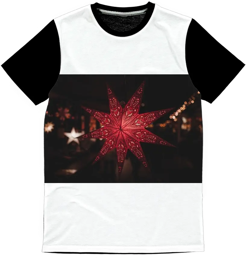 Red Star Classic Sublimation Panel T Shirt Starry Night Perfect For Any Night Fashion Fit Sizes Xs Through 2xl Body Bag Shirts Png Starry Night Png