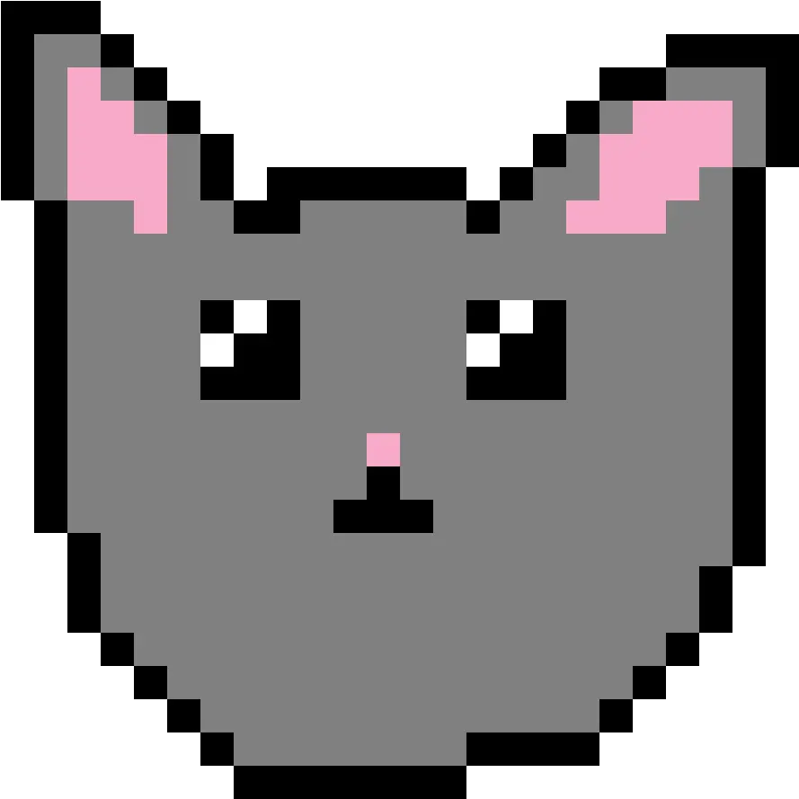 Download Kawaii Cat Headface Flag Pixel Art Animated Pixel Art Planet Transparent Png Kawaii Face Png