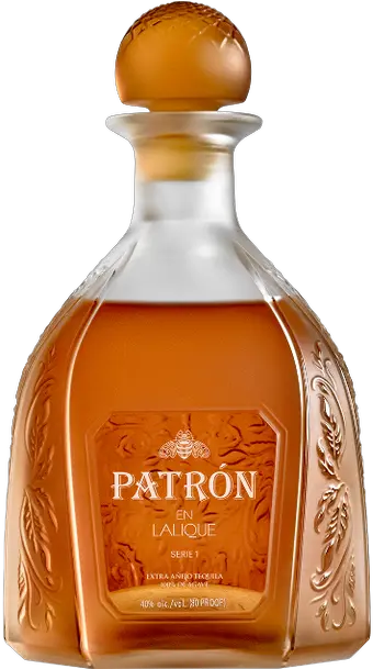 Patron Limited Edition En Lalique Serie Patron En Lalique Png Patron Bottle Png