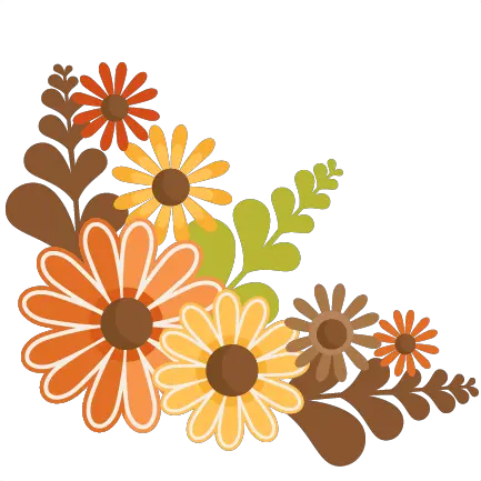 Png Fall Flowers Svg Cutting File Fall Flowers Clip Art Fall Flowers Png