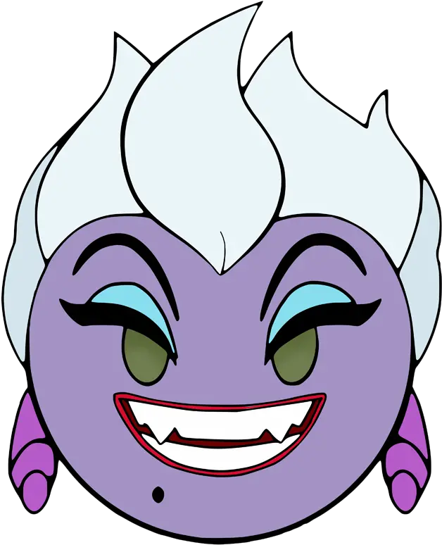 Disney Emojis Clip Art Galore Ursula Disney Emoji Blitz Png Purple Heart Emoji Png