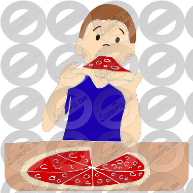 Eat Pizza Stencil For Classroom Therapy Use Great Eat Happy Png Pizza Clipart Transparent