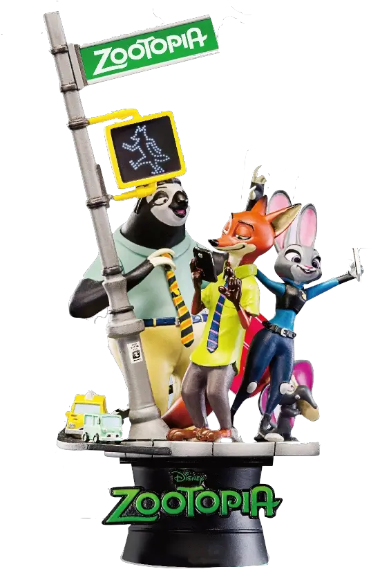 Download Beast Kingdom Toys Disney Zootopia Figure Toyslife Beast Kingdom Big Hero 6 Png Zootopia Png