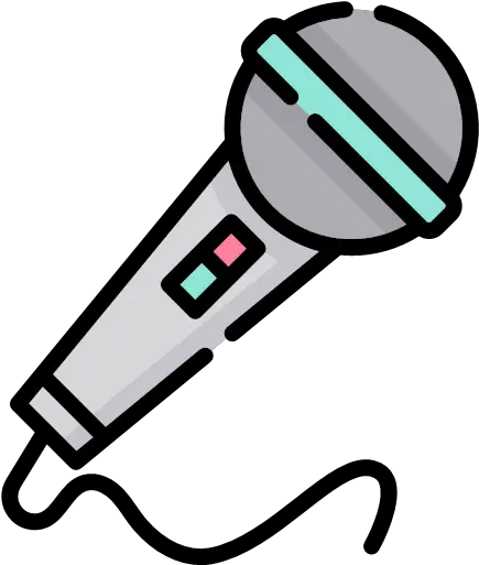 Linecolor Version Svg Mic Icon Birthday Icons Png Mic Icon