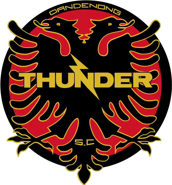 Dandenong Thunder Sc Logo Download Dandenong Thunder Logo Png Thunder Logo Png