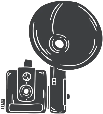 Vintage Camera Flash Black Transparent Png U0026 Svg Vector File Digital Camera Camera Icon Flash png