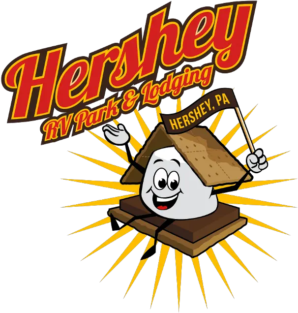 Hershey Road Campground Online Reservations Site Details Fictional Character Png Hershey Logo Png