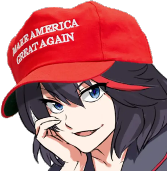 Anime Characters Maga Hat Maga Hat Anime Png Ryuko Matoi Png