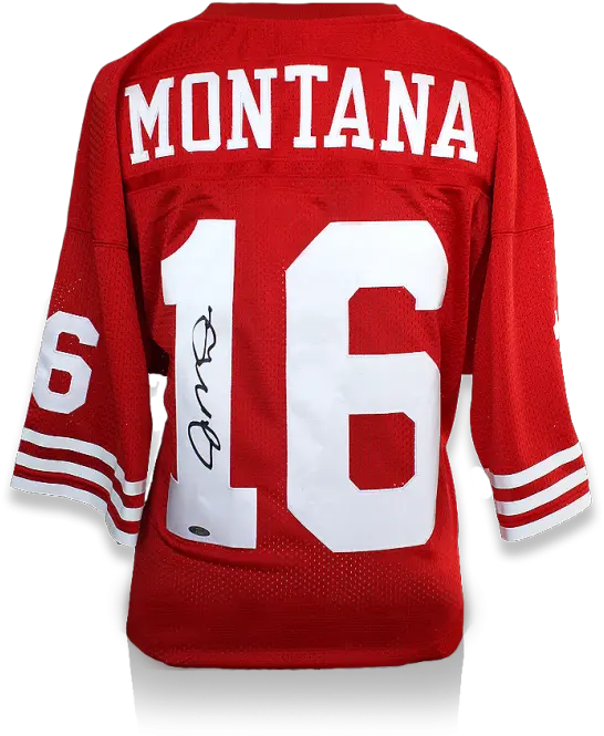 Joe Montana Signed San Francisco 49ers 1989 Jersey Sf 49ers Jersey Joe Montana Png 49ers Icon