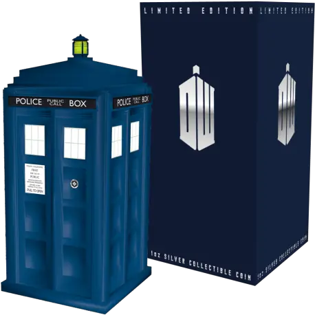 Doctor Who 50th Anniversary Coin The Mary Sue Vertical Png Tardis Transparent