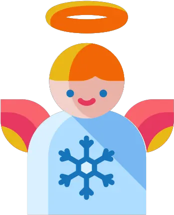 Christmas Angel Winter Decoration Snowflake Decorate Icon Clip Art Png Snowflake Emoji Png