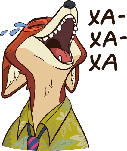 Vk Sticker 14 From Collection Nick Wilde Download For Free Png