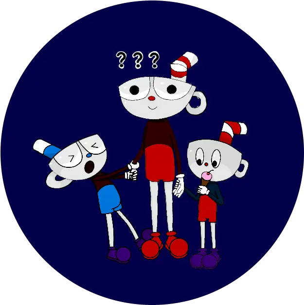 Cuphead And U201chis Kidsu201d Wingyanyim Illustrations Art Street Cartoon Png Cuphead Png