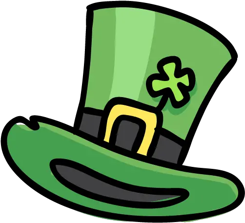 Tophat Icon Lucky Leprechaun Iconset Iconkacom Transparent Irish Icons Png Bowler Hat Icon