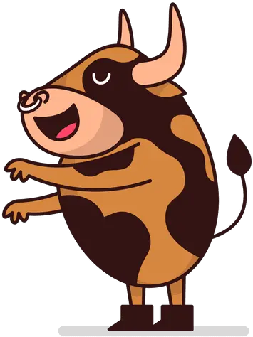 Bull Standing Cartoon Transparent Png U0026 Svg Vector File Toro Dibujo Bull Transparent