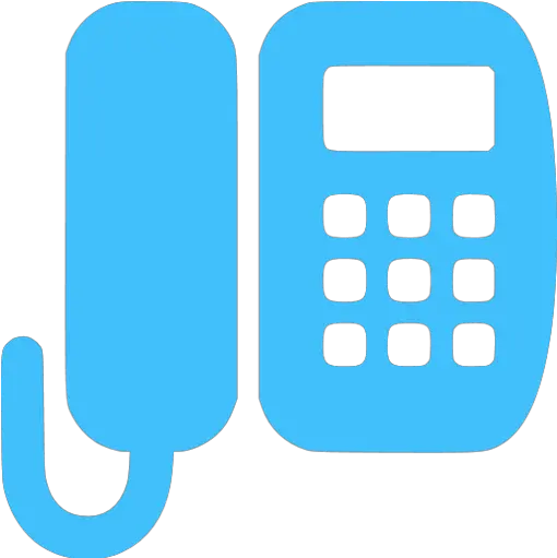 Caribbean Blue Office Phone Icon Free Caribbean Blue Phone Office Phone Icon Transparent Png Blue Phone Png png