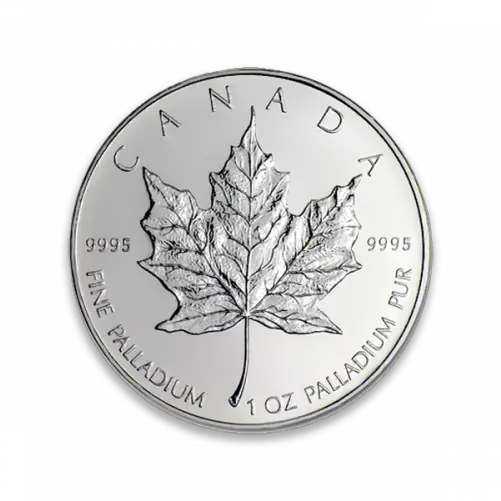 Palladium Maple Leaf Canadian Coin 1 Oz Palladium Canadian Maple Leaf 2007 Png Canadian Leaf Png