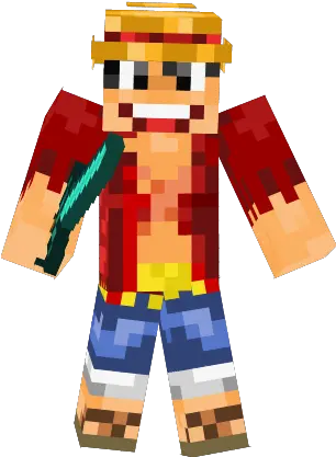 Luffy Nova Skin Luffy Minecraft Skin Png Luffy Png