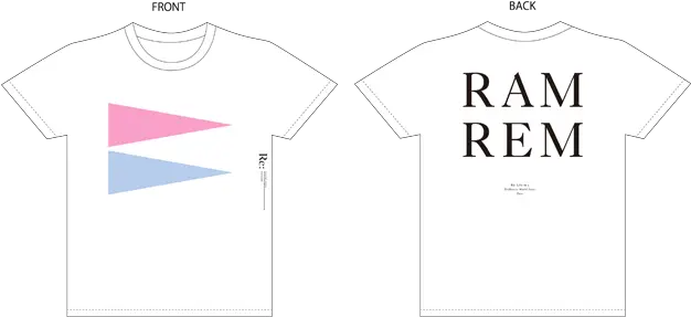 Official Goodsanimejapan 2017 Short Sleeve Png Rem Re Zero Icon